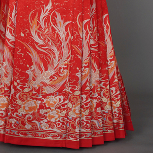 随淇自然【灵犀】大码汉服女秋冬敬酒服仿妆花明制马面裙婚服订婚