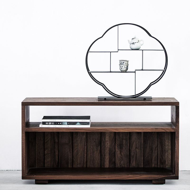 草木祠铁艺收纳架多宝阁茶道配件