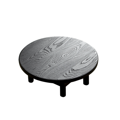 小茶几茶桌圆形便携折叠日式实木