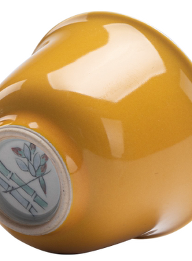 小清新手绘竹陶瓷中式少儿茶杯
