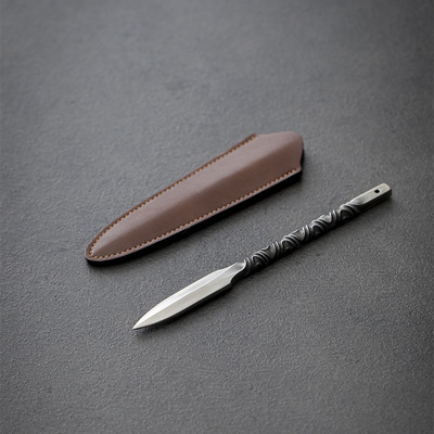 普洱茶饼开茶刀全钢复古茶刀