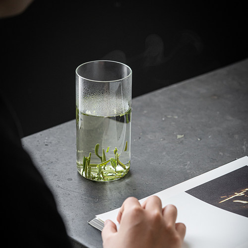 草木祠耐热玻璃绿茶杯