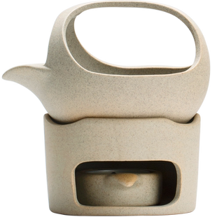 草木祠粗陶烤茶器温茶炉蜡烛底座茶叶提香器陶瓷醒茶炉暖茶熏茶罐