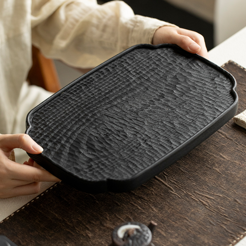 草木祠长方茶托盘干泡台茶海侘寂