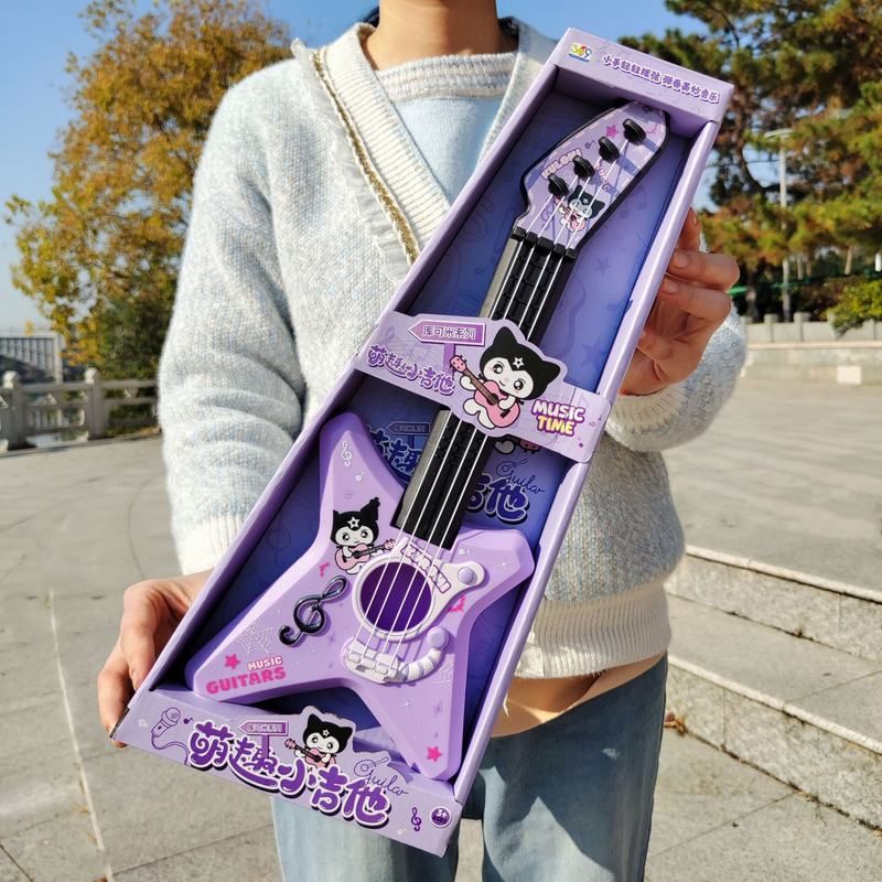 卡通音乐小吉他仿真尤克里里乐器儿童玩具可弹奏音乐启蒙玩具礼品