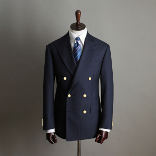 NHO2进口多美布雷泽修身 手工羊毛西装 商务外套 DORMEUIL 西服套装