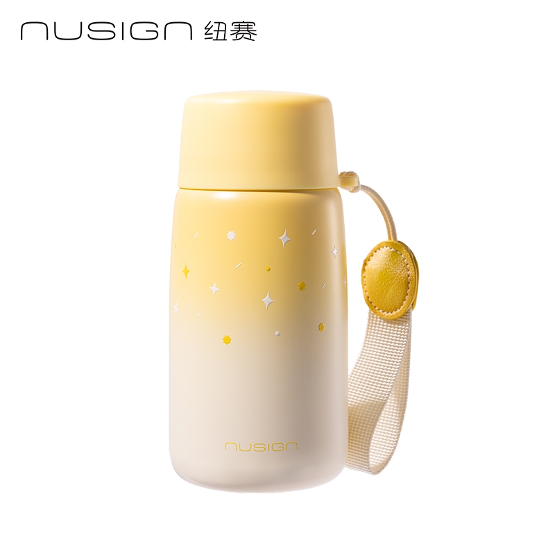 纽赛NS867CUPCUP迷你保温杯300mL_SUS316L(星耀黄)(个)