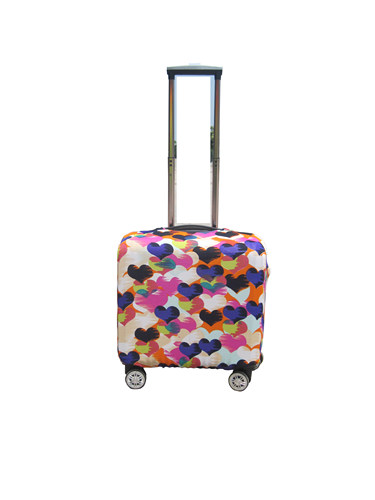 20寸小行李箱保护套弹力布横款接近方形登机箱拉杆箱防尘套不防水