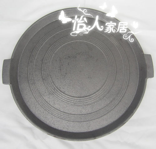 韩式铸铁烧烤盘铁板烧烤肉麦饭石