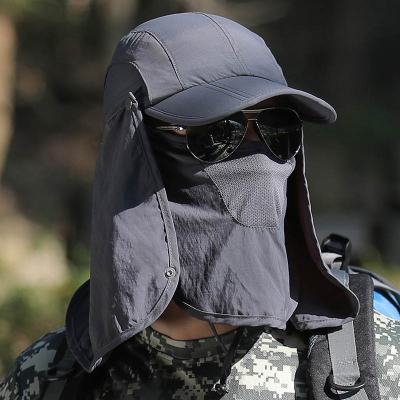 星爷同款钓鱼折叠徒步行山遮阳帽