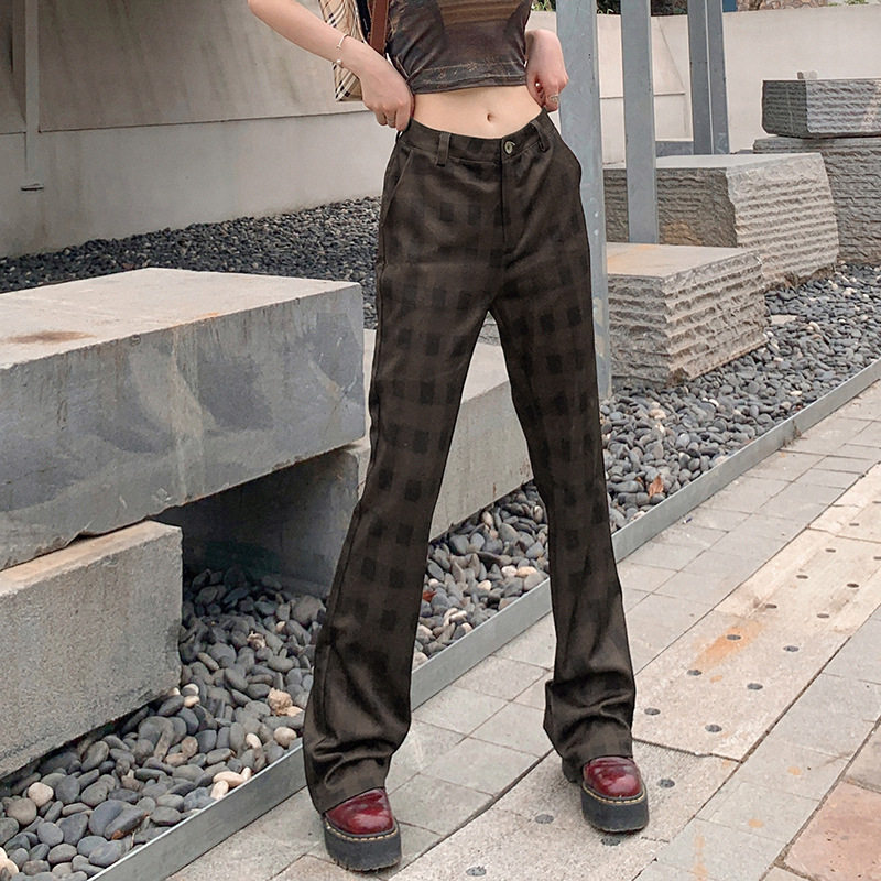 id Straight Pants Fashion Woven Casual Pants秋季时尚休闲裤女|ruв категории Женская одежда, брюки, брюки - от Buy2taobao.com для оказания профессиональной услуги покупки агента Taobao