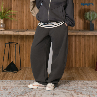 加绒秋冬休闲运动卫裤 APOGE3 阿保机3D立体剪裁男宽松直筒阔腿裤