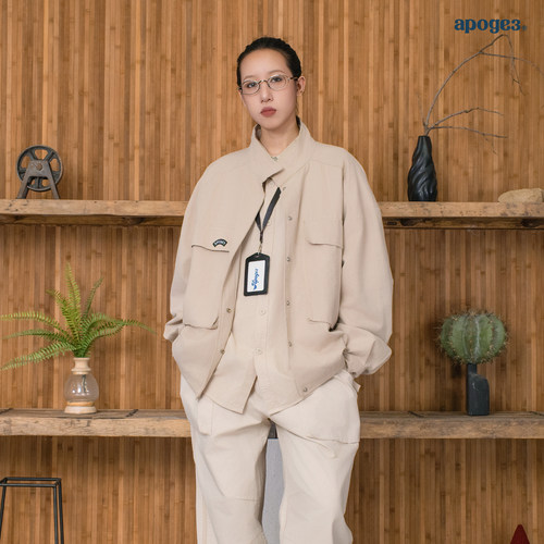 APOGE3阿保机洗水工装夹克男外套美式机能休闲宽松设计感上衣情侣