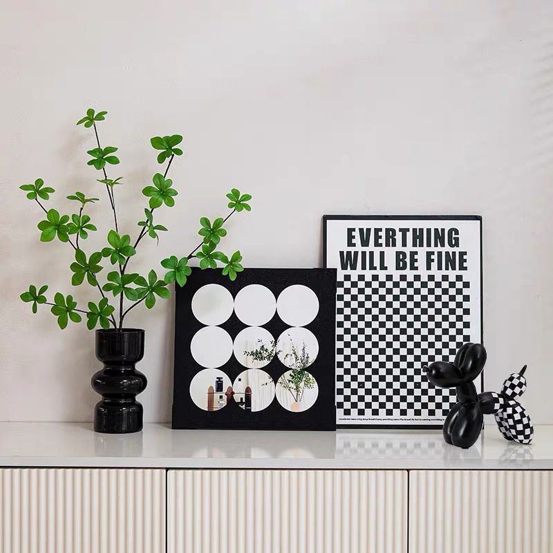 北欧风ins装饰画桌面摆件电视鞋柜办公桌摆画卧室奶油风轻奢挂画