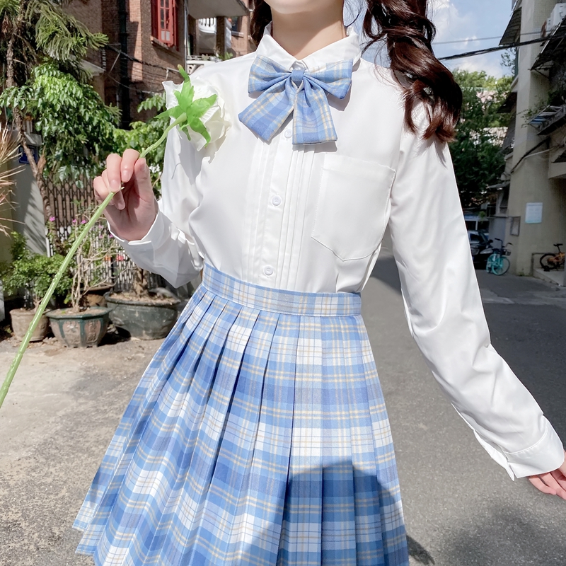 JK制服校供感百褶裙j套装