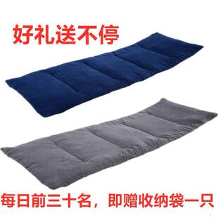 垫护躺人椅折灯棉公床办休室午芯单睡床午床床陪叠床三头折绒床垫