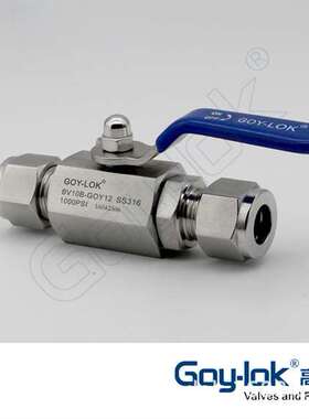 304不锈钢气源球阀Q91SA六角双卡套球阀 316L直通球阀QGY1