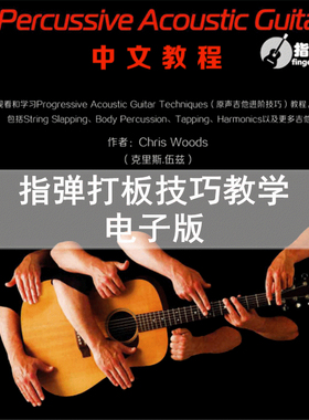 指弹世界 指弹吉他打板slap拍击敲 技巧点弦泛音教程 电子版 视频