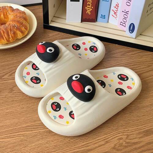 优妮蒂可爱企鹅踩屎感拖