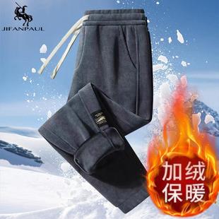 百搭卫裤 灯芯绒休闲裤 大码 加厚加绒宽松束脚运动裤 潮牌 男女秋冬季