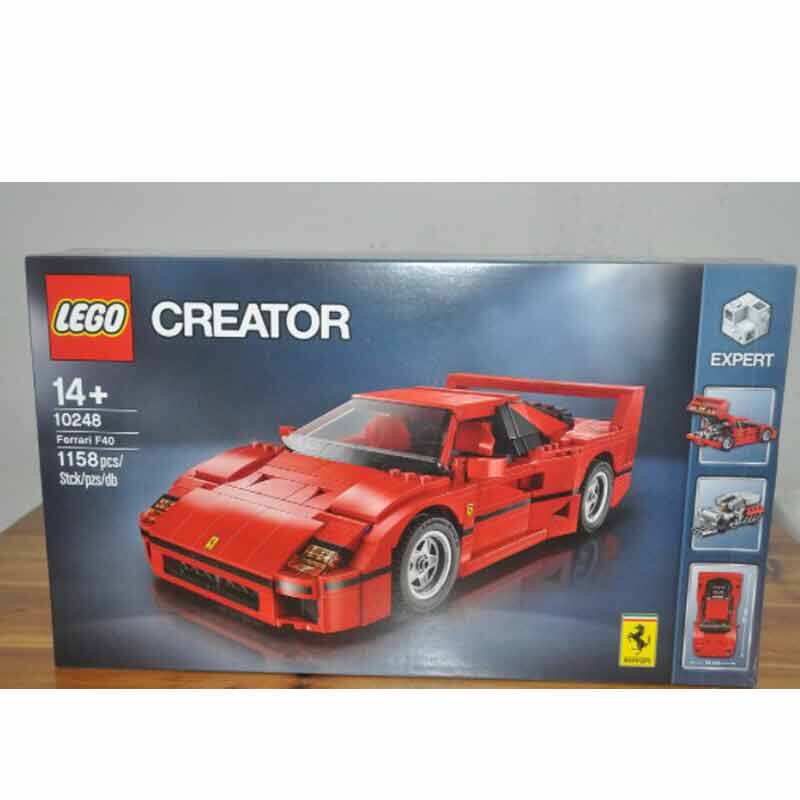 lego乐高创意百变10248法拉利f40高手男女孩拼搭积木玩具礼物