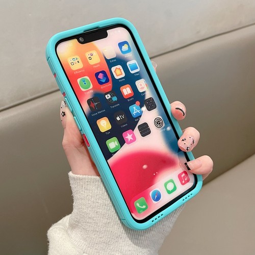 三合一高出屏幕硬内壳+软底壳