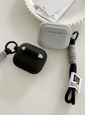 带手绳适用苹果airpodspro2保护套连体airpods4蓝牙耳机二代保护壳pro三aripods3硅胶airpod手链ipods盒子por