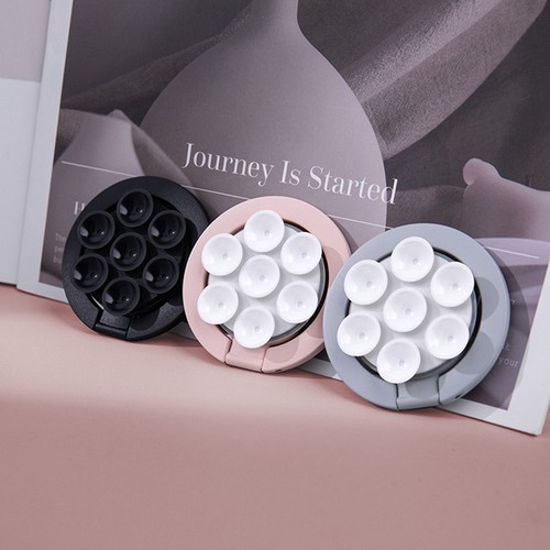 强力硅胶吸盘折叠磁吸支架