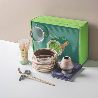 日式抹茶工具茶筅套装
