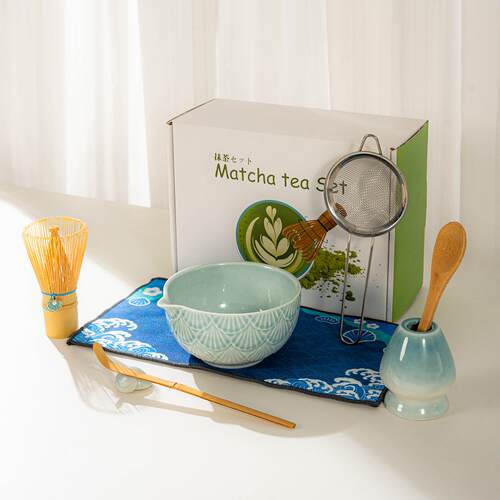 抹茶茶具礼盒茶筅百本立Matcha