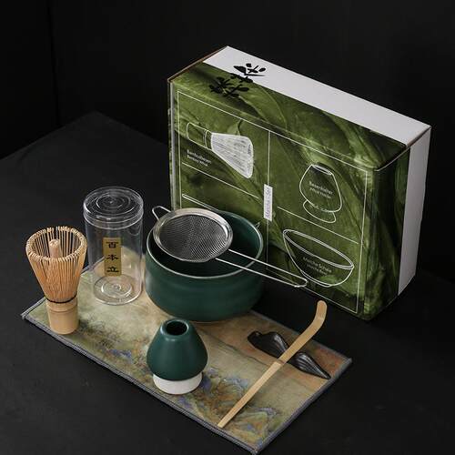 日式窑变抹茶百本立套装Matcha