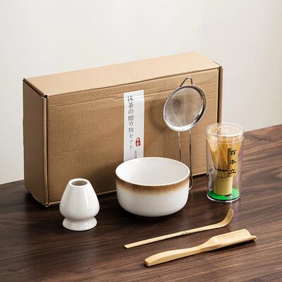 日式抹茶工具茶具4件套礼盒