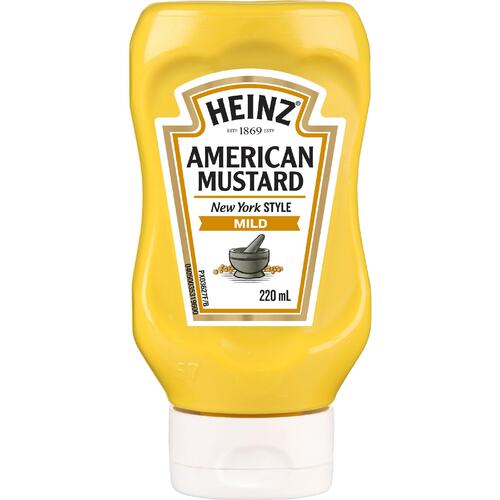 澳洲Heinz亨氏美式芥末酱220ml