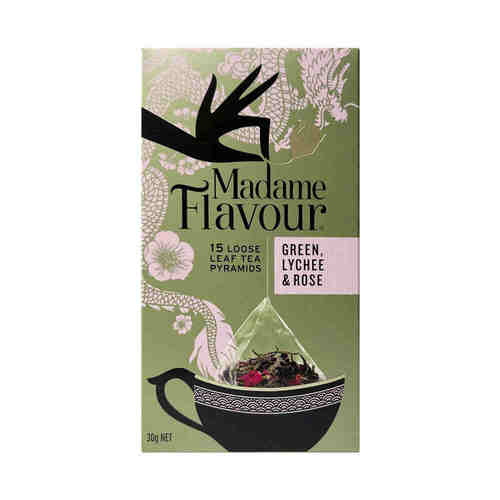 madameflavour绿色荔枝玫瑰茶