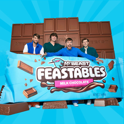 60g*10袋野兽先生巧克力排块