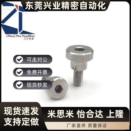 DBGS3/4/5/6/8/10超短头型 轴销固定螺栓台阶支点螺丝 不锈钢 ZC