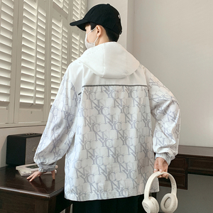 2025新款夏男士防晒衣轻薄宽松遮阳薄款防晒服户外皮肤衣百搭上衣图片