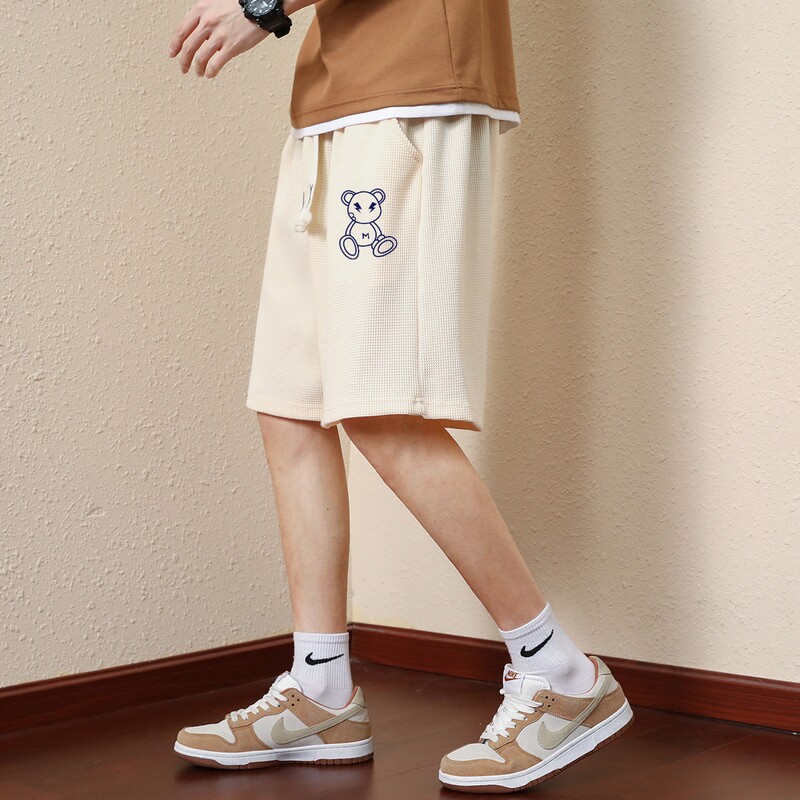 现货特价跑量主推有差2025夏季新款男士印花华夫格短裤DK701-P15,男装牛仔裤,星座1816-1（原1210-1）