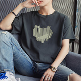 量大8块2025夏季新款现货主推休闲男士印花圆领短袖T恤DT211-P10，男装T恤，星座1816-1（原1210-1）