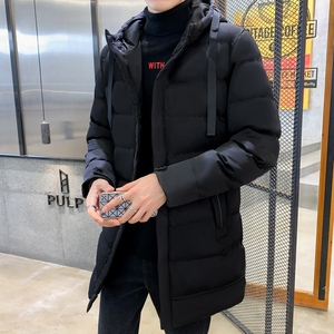 M-7XL冬季2025新款男士中长款大码连帽棉衣棉服MY9588-P60大码P70图片