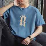 现货主推量大8块2025夏季新款男士印花圆领大码短袖T恤DT180-P10，男装T恤，星座1816-1（原1210-1）