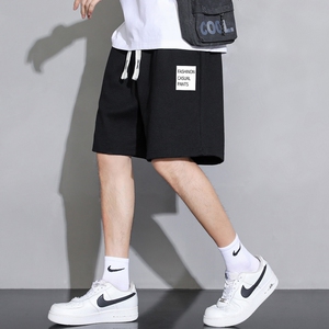 常年现货2025夏季新款青少年男士印花华夫格五分裤大码DK707-P15图片