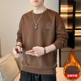 现货主推秋冬加绒2025新款男士大码加厚卫衣印花款打底JR203-P19，男装T恤，星座1816-1（原1210-1）