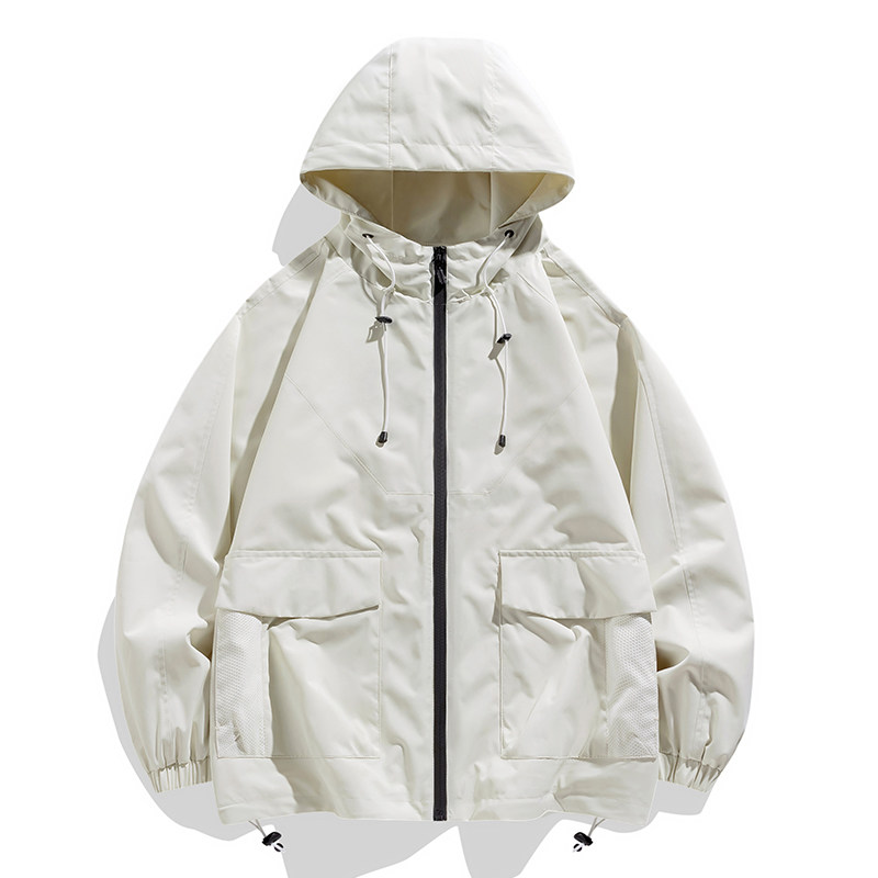 外贸秋装大码户外连帽冲锋衣三防登山服夹克男士上衣外套2381-P55,男装夹克,星座1816-1（原1210-1）