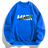 现货跑量2025春秋新款大码休闲男士套头印花圆领卫衣打底F171-P15，男装T恤，星座1816-1（原1210-1）