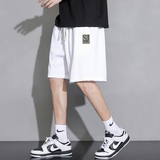 2025夏季新款男士大码潮牌字母印花华夫格直筒五分短裤DK727-P15，男装休闲裤，星座1816-1（原1210-1）