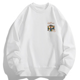 现货主推可2025春秋新款大码男士圆领印花卫衣学生F127-P15，男装卫衣，星座1816-1（原1210-1）