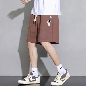 常年现货跑量2025夏季新款男士大码华夫格印花五分裤DK713-P15图片