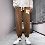 一件2025春秋新款潮流男士印花长裤薄款休闲运动裤大码K902，女装休闲裤，星座1816-1（原1210-1）