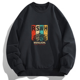 2024现货跑量特价春秋新款潮流男士印花卫衣学生大码班服F131-P15，男装卫衣，星座1816-1（原1210-1）